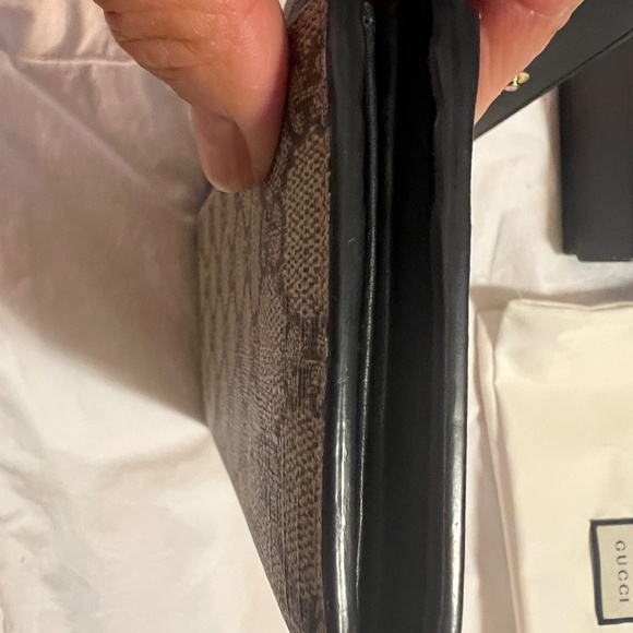 Vintage Monogram Gucci wallet with box and dust bag New - Picture 6 of 10